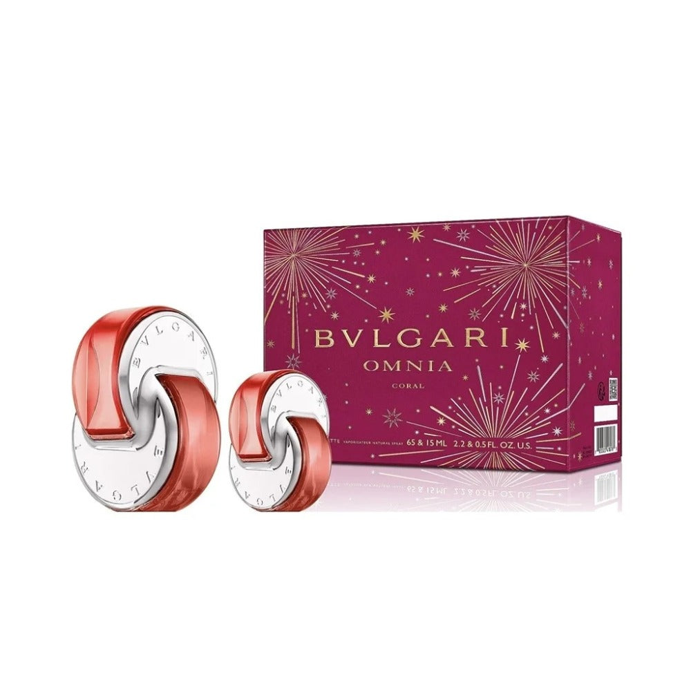 Bvlgari Omnia Coral Eau De Toilette Gift Set For Women