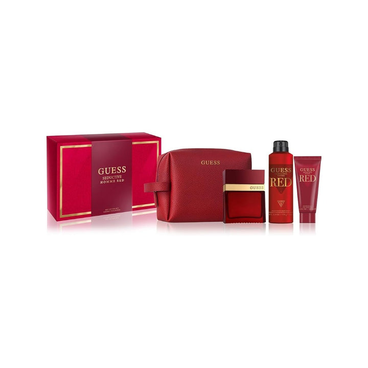 Guess Seductive Red Homme Eau De Toilette Gift Set For Men