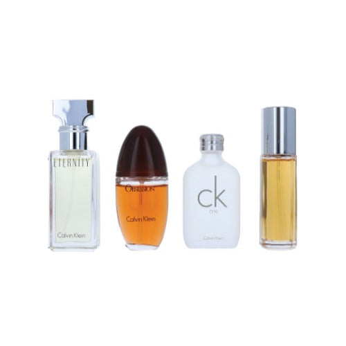 Calvin Klein CK Miniature Travel Collection For Women 4pc Spray 15ml each