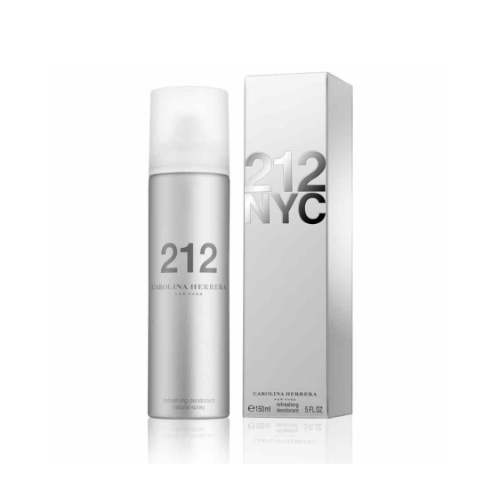 Buy original Carolina Herrera 212 Women NYC Deodorant 150ml at perfume24x7.com