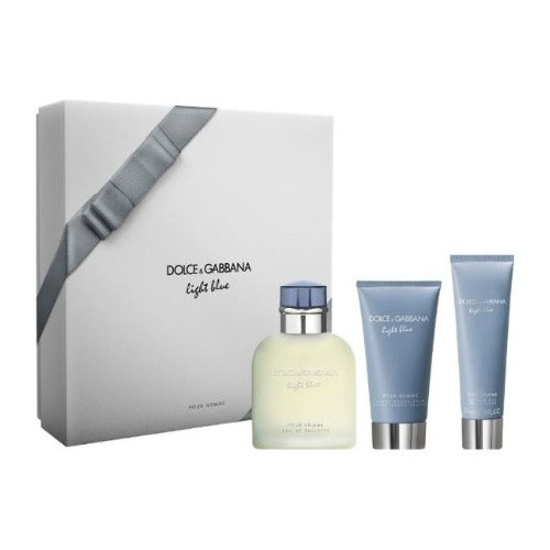 Buy original Dolce & Gabbana Light Blue EDT 3 Pc Gift Set For Men at perfume24x7.com