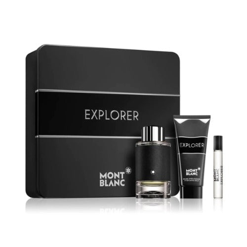 Buy Original Mont Blanc Explorer Eau De Parfum 100ml 3pc Gift Set For Men only at perfume24x7.com