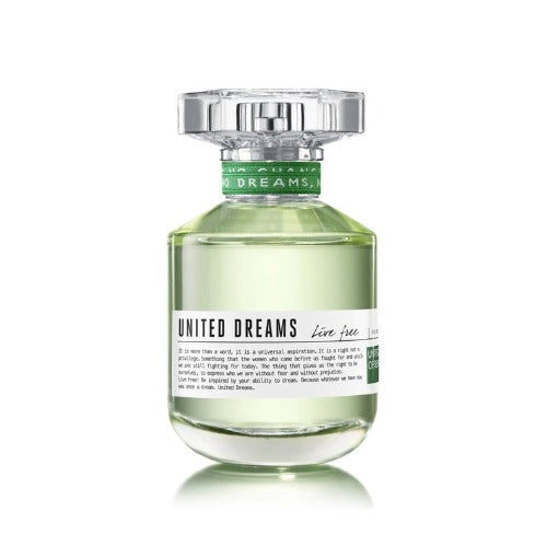 Buy original United Colors of Benetton United Dreams Live Free EDT For Women 80ml only at Perfume24x7.com