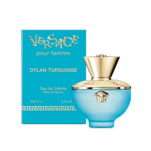 Buy original Versace Pour Femme Dylan Turquoise Eau De Toilette For Women 100ML at perfume24x7.com