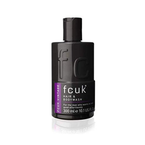 Buy original FCUK Hair & Body Wash Vintage 300ml only at Perfume24x7.com