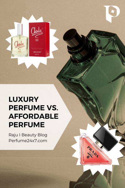 Comparison of luxury and affordable perfumes for fragrance buyers