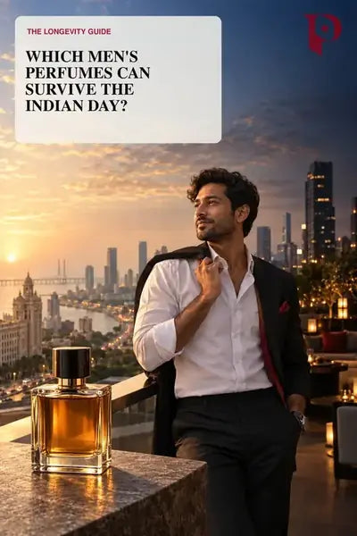 Long-lasting perfumes for men in India editorial cover