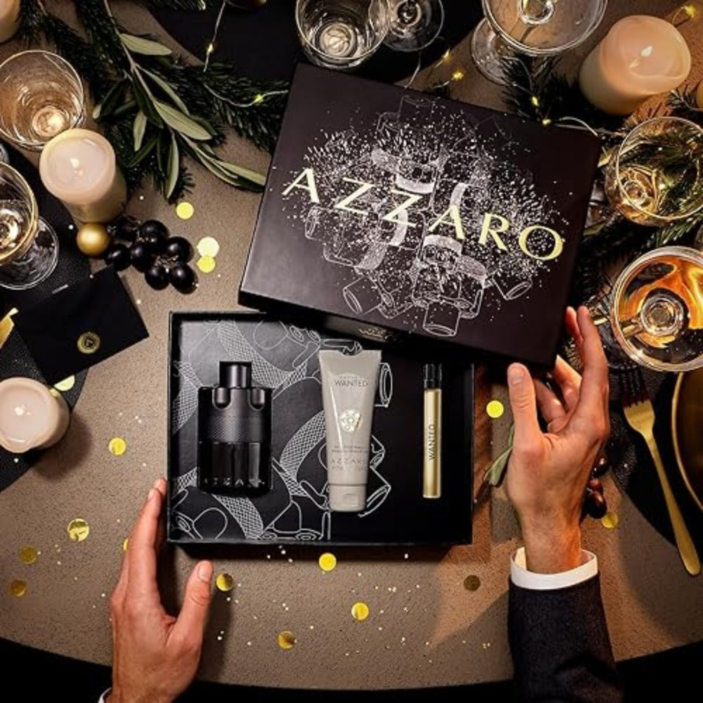 Azzaro The Most Wanted Eau De Parfum Intense Gift set For Men