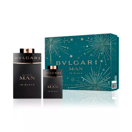 Bvlgari Man in Black EDP 100ml 2 Pc Gift Set For Men