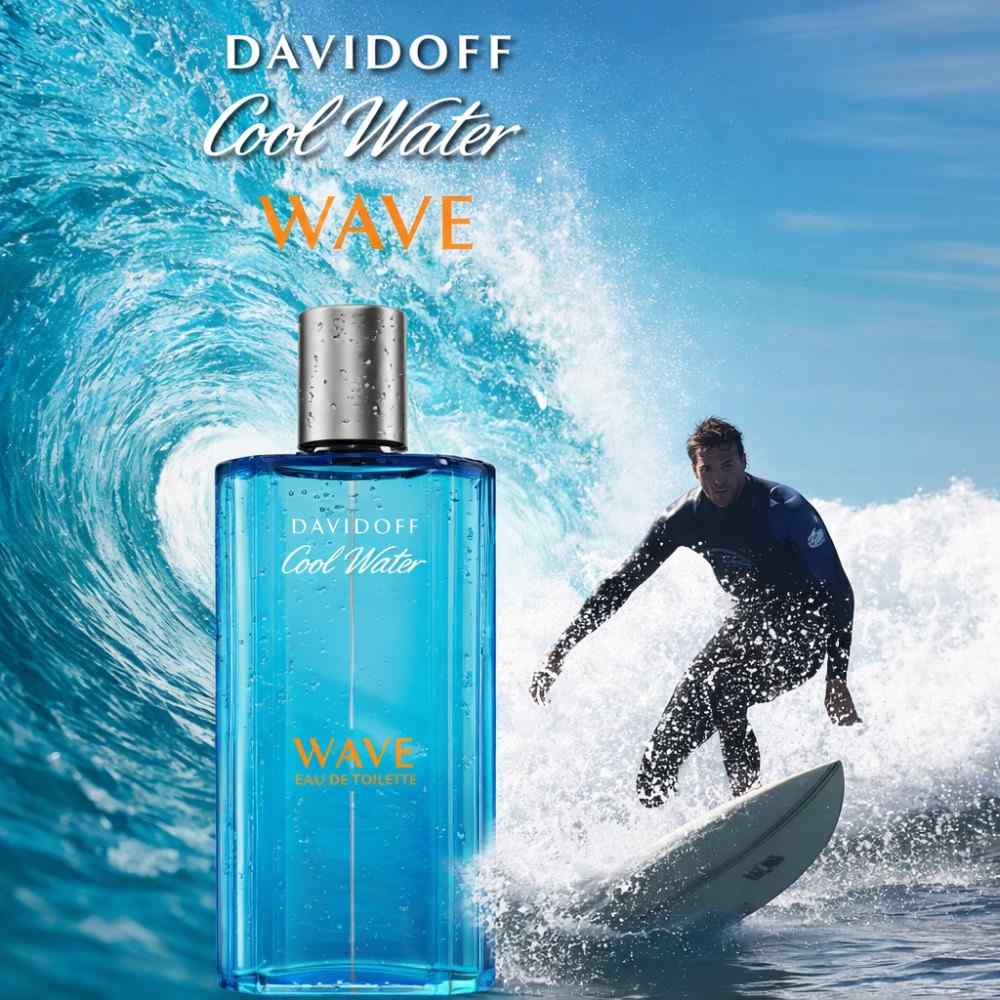 Buy Davidoff Cool Water Wave Eau De Toilette For Men Only at Perfume24x7.com