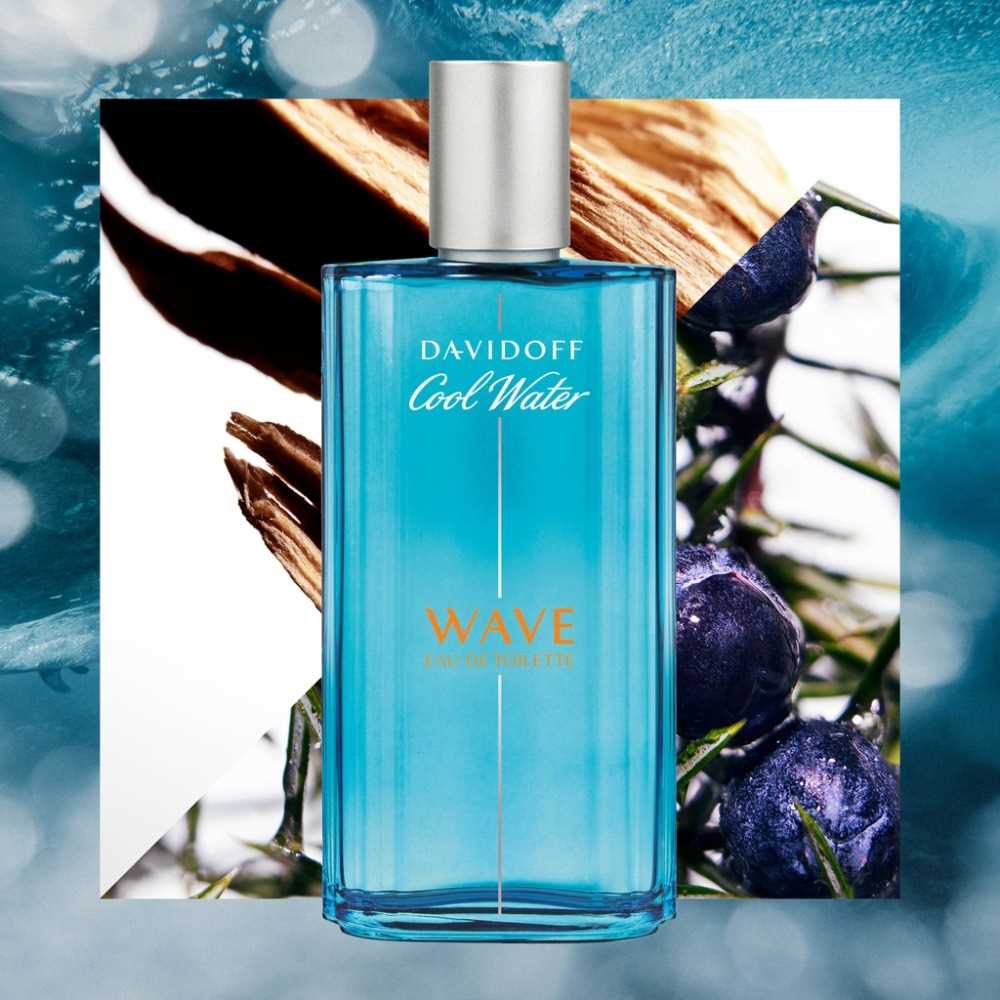 Buy Davidoff Cool Water Wave Eau De Toilette For Men Only at Perfume24x7.com