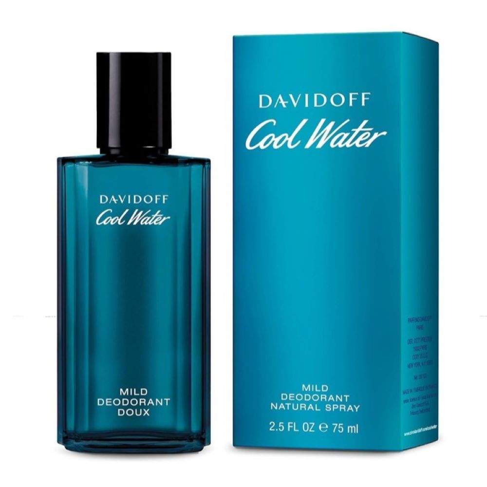 Buy original Davidoff Coolwater Mild Deodorant For Men 75ml only at Perfume24x7.com
