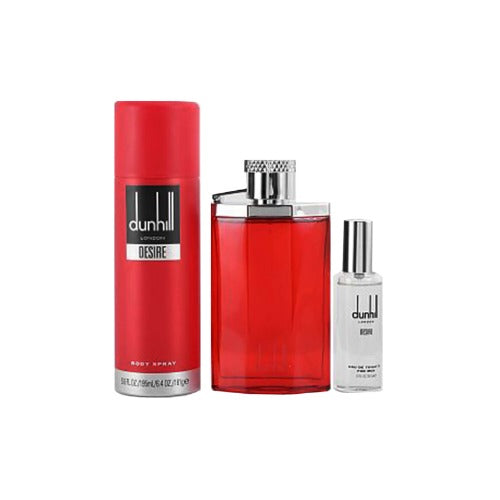 Dunhill Desire Red EDT 130ML Gift Set For Men