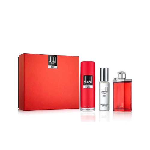 Dunhill Desire Red EDT 130ML Gift Set For Men