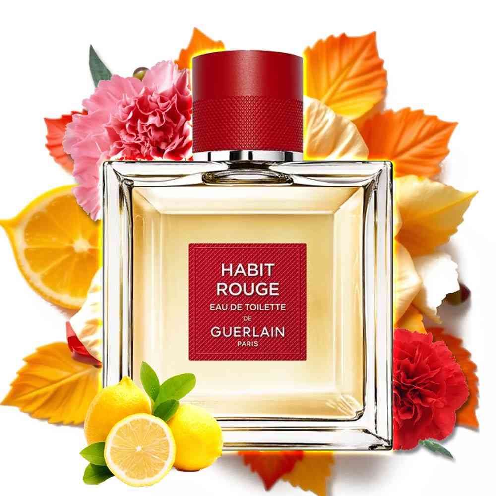 Buy Guerlain Habit Rouge Eau De Toilette For Men Only at Perfume24x7.com