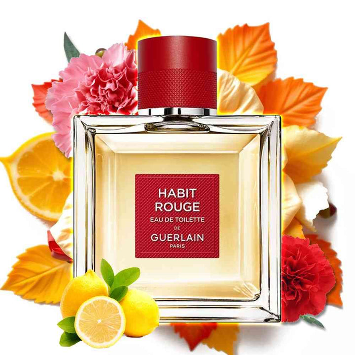Buy Guerlain Habit Rouge Eau De Toilette For Men Only at Perfume24x7.com