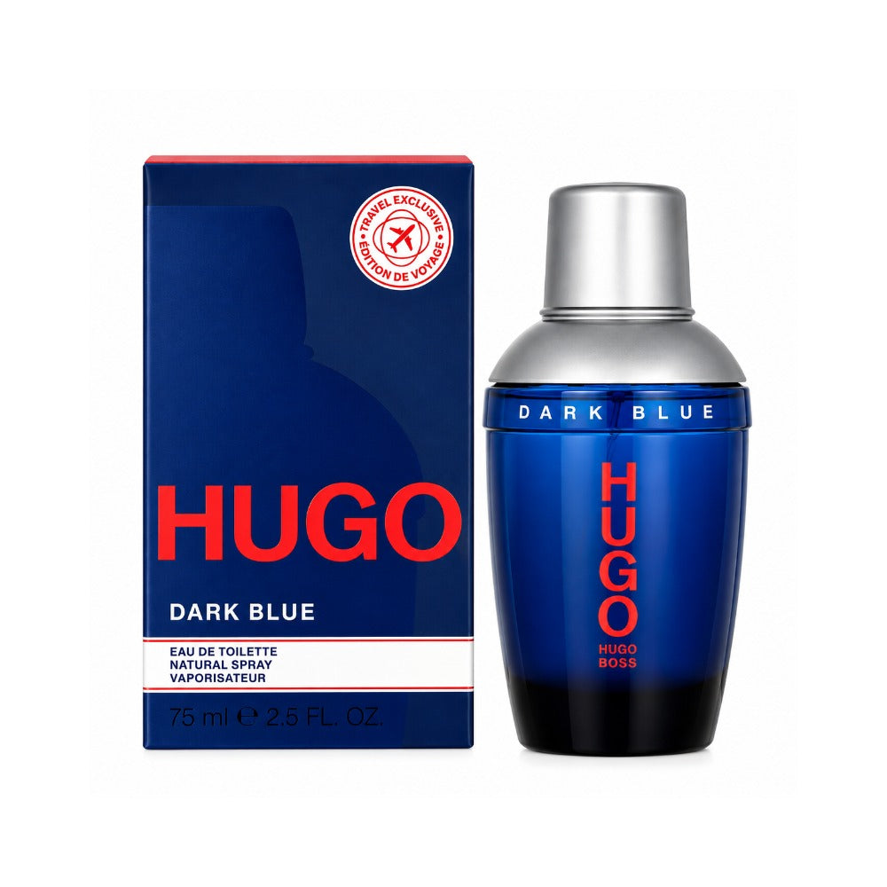 Buy Hugo Dark Blue For Men Eau De Toilette only at Perfume24x7.com