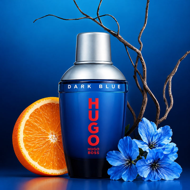 Buy Hugo Dark Blue For Men Eau De Toilette only at Perfume24x7.com