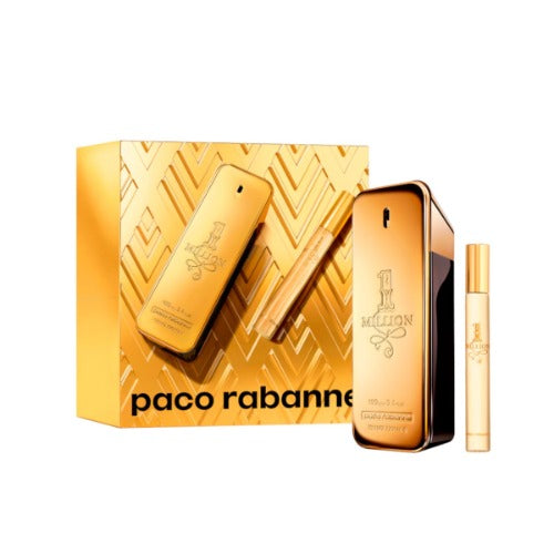 Paco Rabanne One Million Eau De Toilette 100ml 2Pc Gift Set For Men