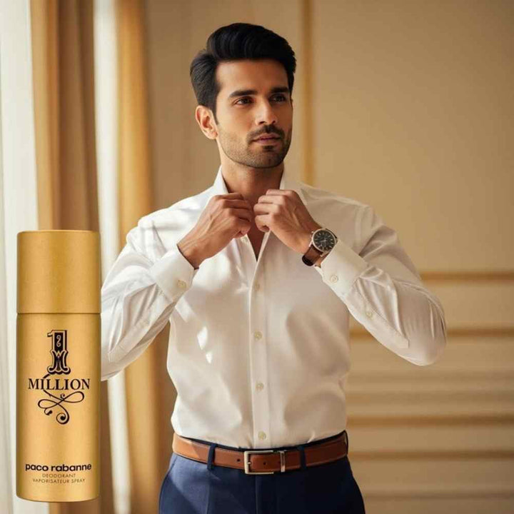 Buy original Paco Rabanne 1 Million Deodorant For Men 150ml only at Perfume24x7.com