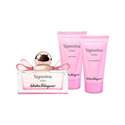 Salvatore Ferragamo Signorina in Fiore Travel Exclusive 3pc 50ml Gift Set