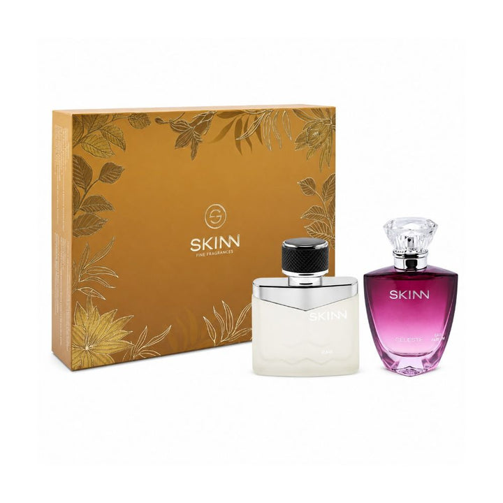 Buy original Titan Skinn Raw &amp; Celeste Him &amp; Her Gift Set 50ml only at perfume24x7.com