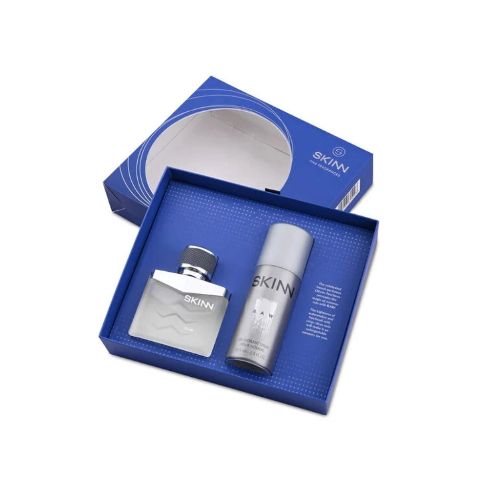 Buy original Titan Skinn Raw Gift Set EDT For Men 50ml only at Perfume24x7.com