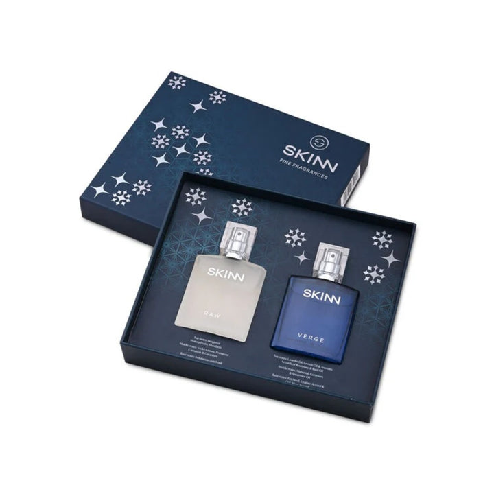 Buy Titan Skinn Raw &amp; Verge Eau De Parfum Gift Set For Men 50ML only at Perfume24x7.com
