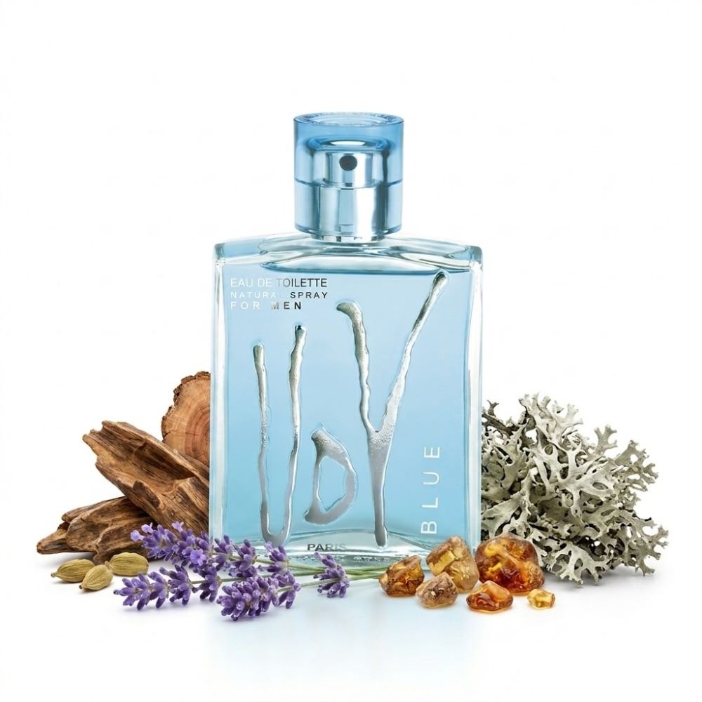 UDV Blue Men’s Perfume Bottle with Packaging