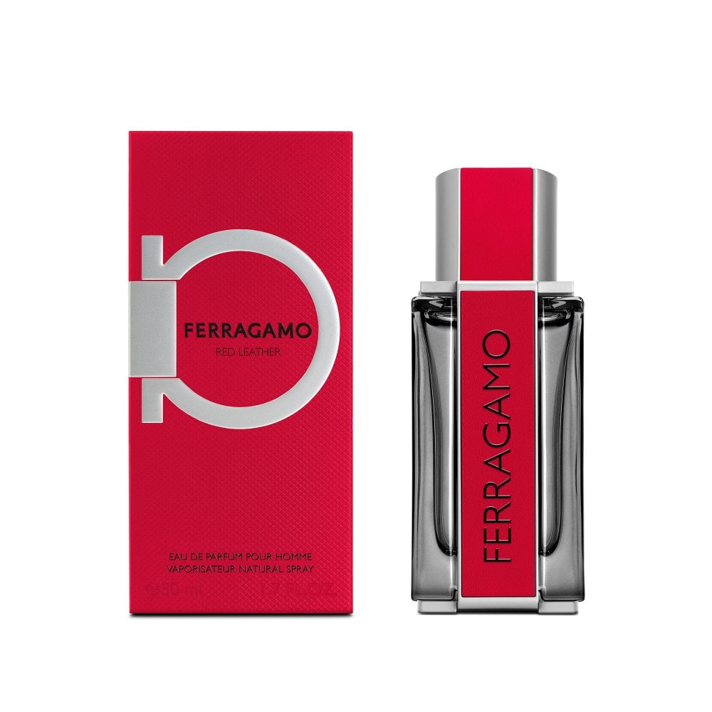 Buy Salvatore Ferragamo Red Leather Eau De Parfum For Men only at Perfume24x7.com