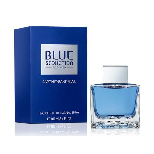Buy original Antonio Banderas Blue Seduction Eau De Toilette For Men at perfume24x7.com