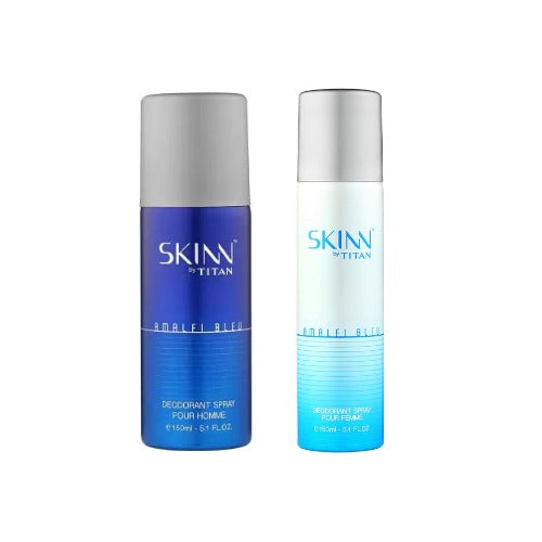 Buy original Titan Skinn Amalfi Blue Deodorant For Men & Women 150ml at perfume24x7.com