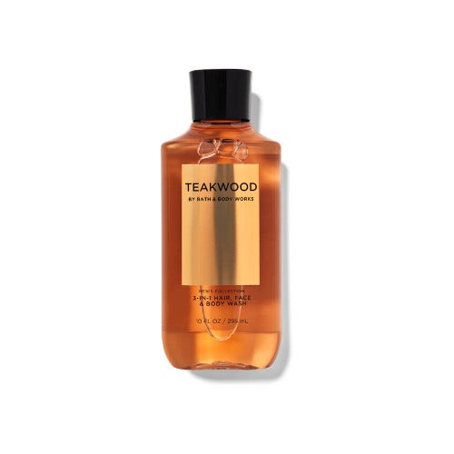 Buy original Bath & Body Teakwood 3-In-1 Hair + Face and Body Wash Pour Homme 295ML only at Perfume24x7.com