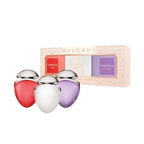 Bvlgari Omnia Jewel Charms 3pc Miniature Spray Travel Collection 45ml