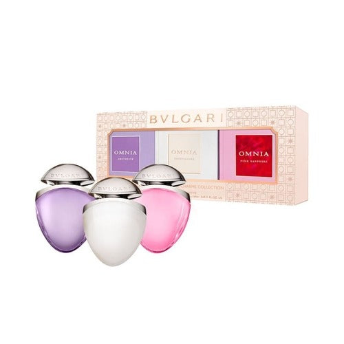 Bvlgari Omnia Jewel Charms 3pc Miniature Spray Travel Collection 45ml