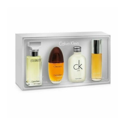 Calvin Klein CK Miniature Travel Collection For Women 4pc Spray 15ml each