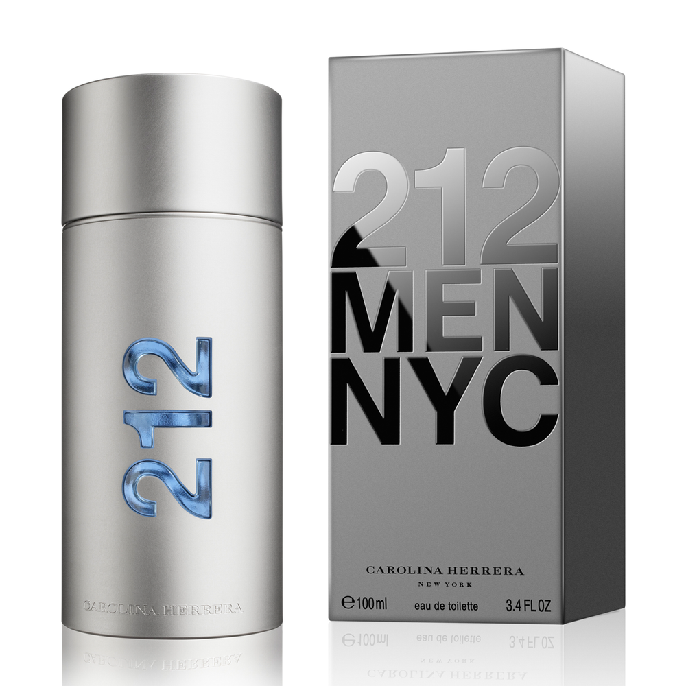 Buy original Carolina Herrera 212 Men NYC EDT 100ml only at Perfume24x7.com