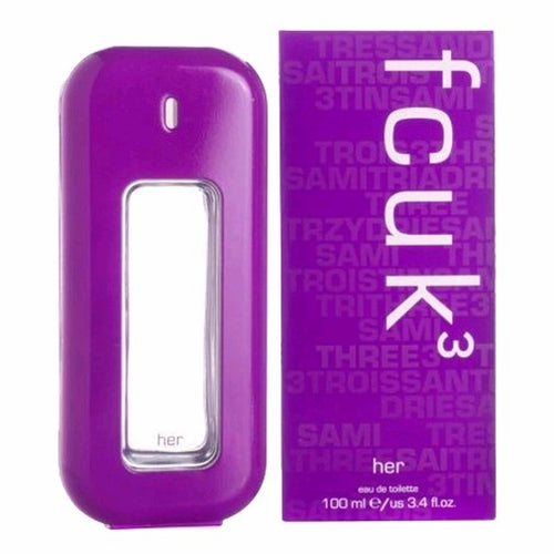 Buy original FCUK 3 EDT For Women 100ml only at Perfume24x7.com