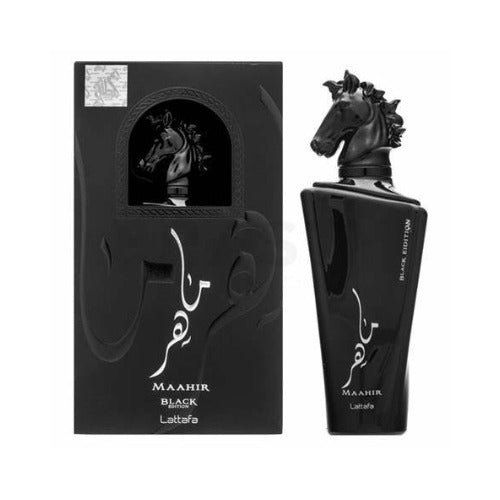 Buy original Lattafa Maahir Black Edition Eau De Parfum For Men And Women 100ML only at perfume24x7.com