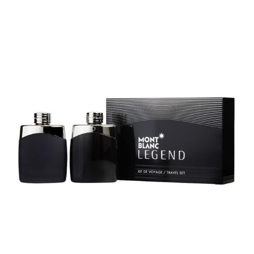 Mont Blanc Legend Eau De Toilette Travel Set For Men