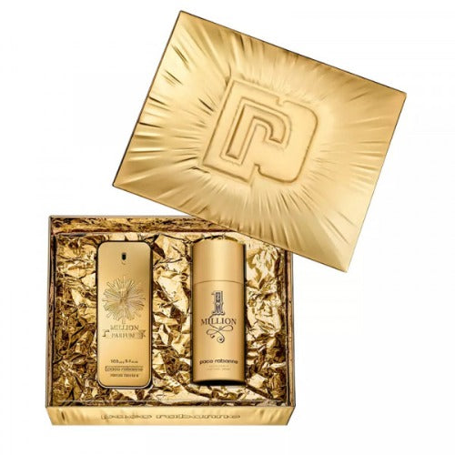 Paco Rabanne One Million Parfum 100ml 2Pc Gift Set For Men