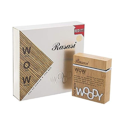 Buy original Rasasi Woody - Wild on Wood Eau De Parfum For Men 60ml at perfume24x7.com