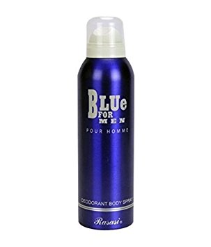 Buy original Rasasi Blue Deodorant For Men 200ml only at Perfume24x7.com
