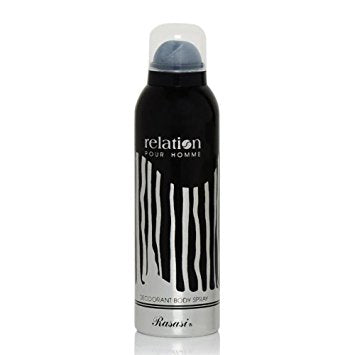 Buy original Rasasi Relation Men Deo 200ml only at Perfume24x7.com