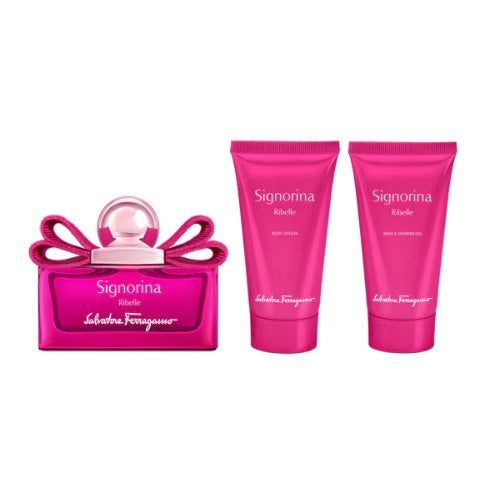 Salvatore Ferragamo Signorina Ribelle Travel Retail Exclusive 3pc 50ml Gift Set