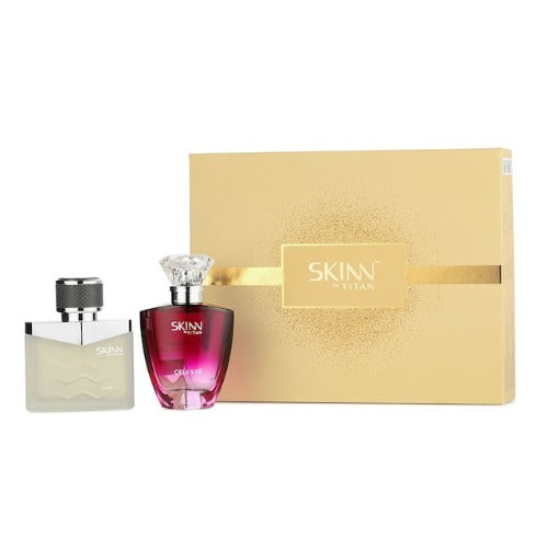 Buy original Titan Skinn Raw & Celeste Him & Her Gift Set 50ml only at perfume24x7.com