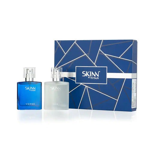 Titan Skinn Raw & Verge Eau De Parfum Gift Set For Men 50ML