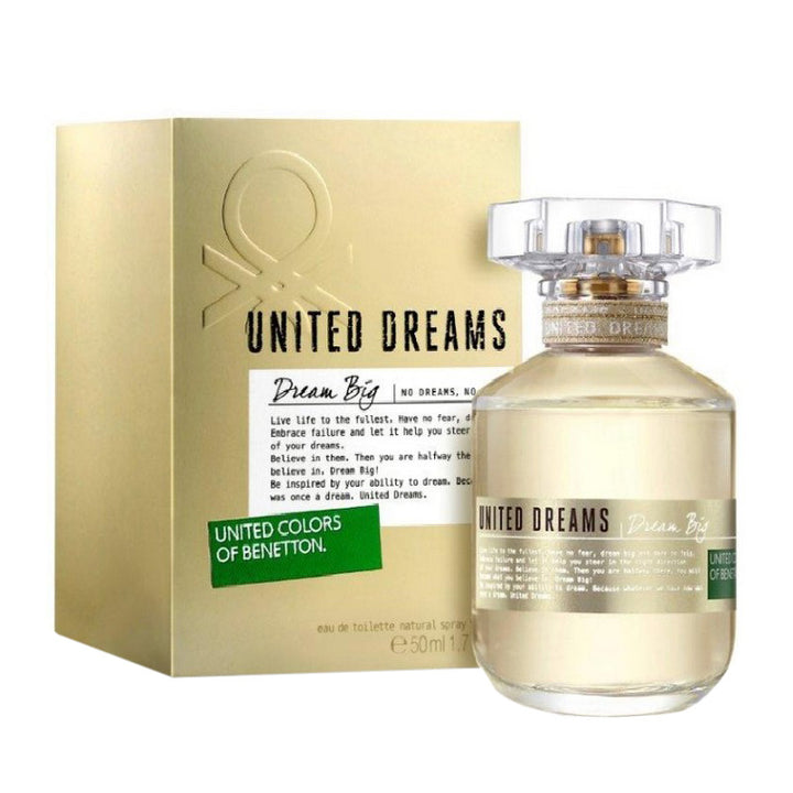 Buy original United Colors of Benetton United Dream Big EDT For Women 80ml only at Perfume24x7.com