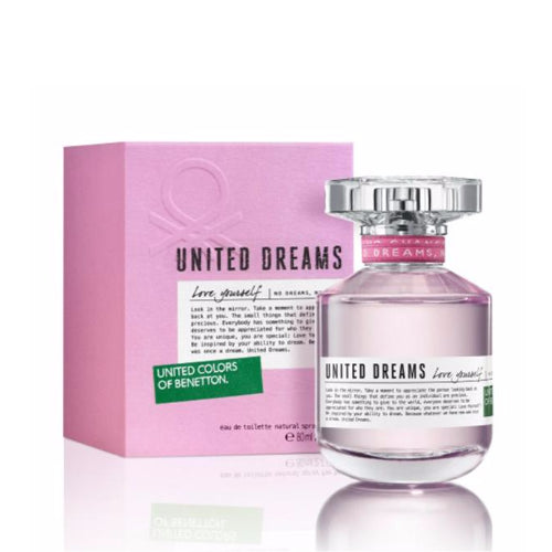 Buy original United Colors of Benetton United Dreams Love Yourself EDT For Women 80ml only at Perfume24x7.com