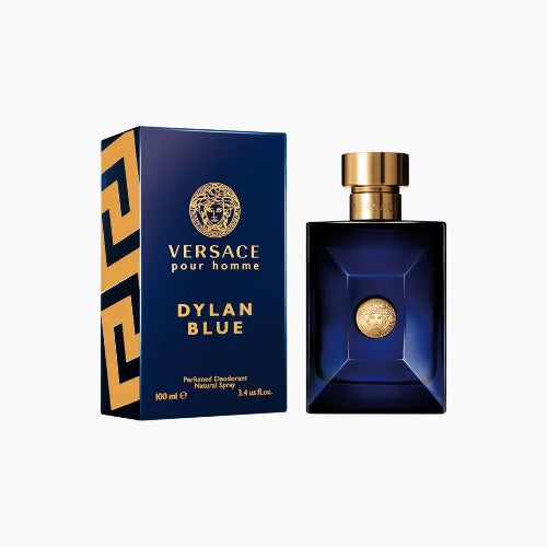 Buy original Versace Dylan Blue Perfumed Deodorant For Men 100ml at perfume24x7.com